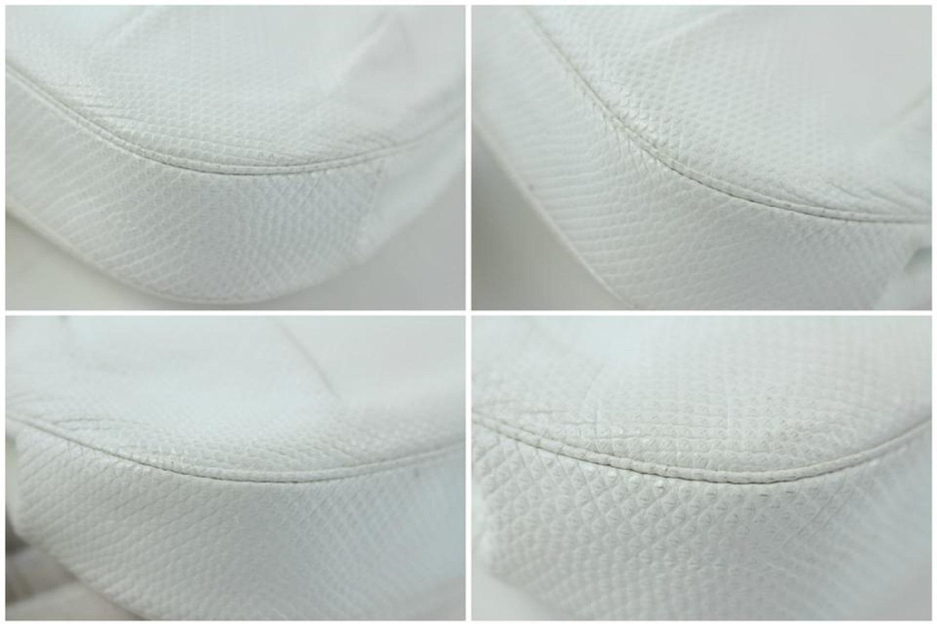 Judith Leiber Crossbody Karung Crystal 16mz0724 White Lizard Skin Leather 4