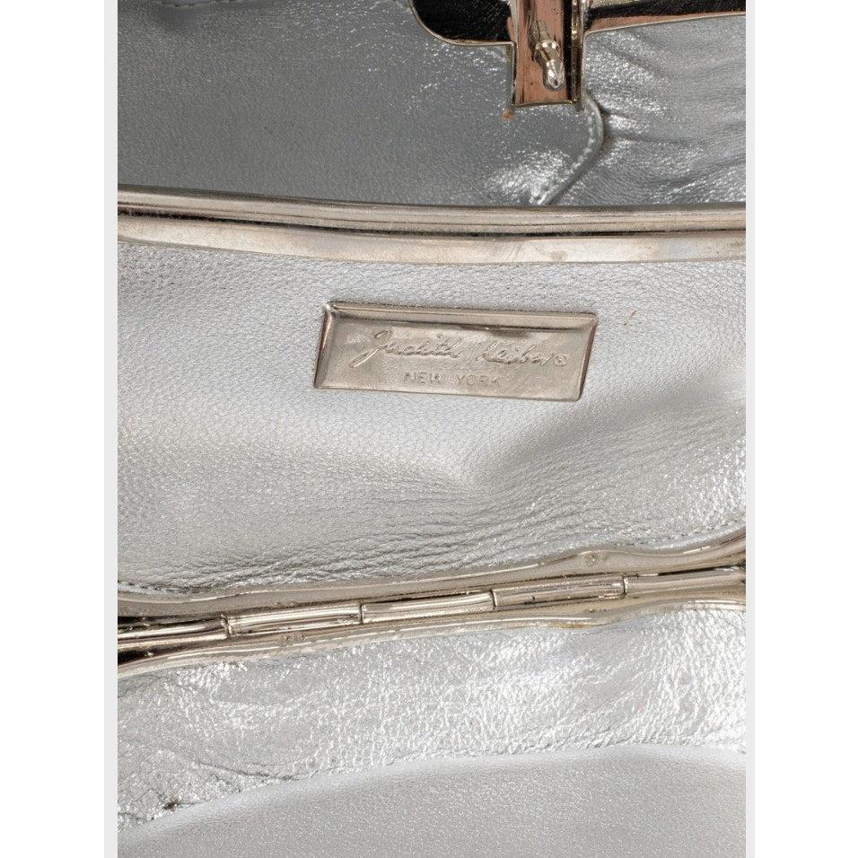 Pochette Minaudière con gatto di cristallo Judith Leiber In condizioni ottime in vendita a Krakow, PL