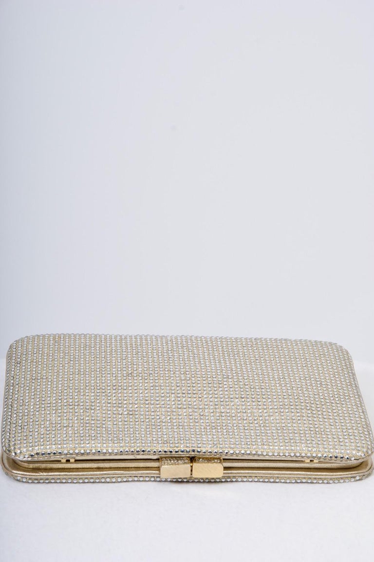 Judith Leiber Crystal Convertible Clutch For Sale 1