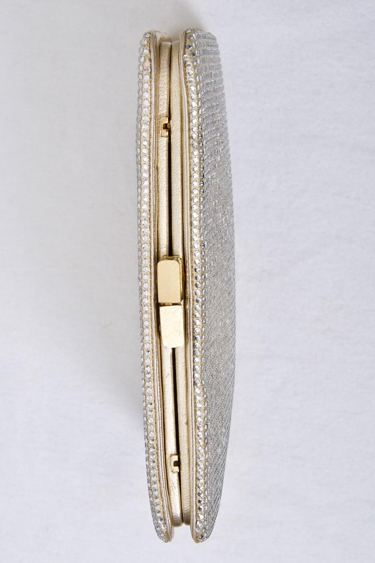 Judith Leiber Crystal Convertible Clutch For Sale 2