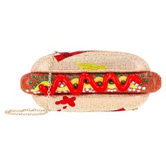 Judith Leiber „Hot Dog Glizzy“ Clutch mit Kristallverzierung