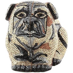 Judith Leiber Dog Minaudiere Crystal Small