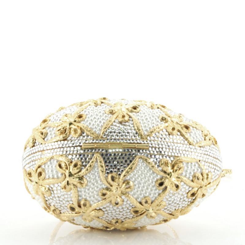 Women's or Men's Judith Leiber Egg Minaudiere Crystal Small