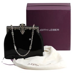 Judith Leiber Faux Diamond Mounted Patton Abendtasche aus Leder