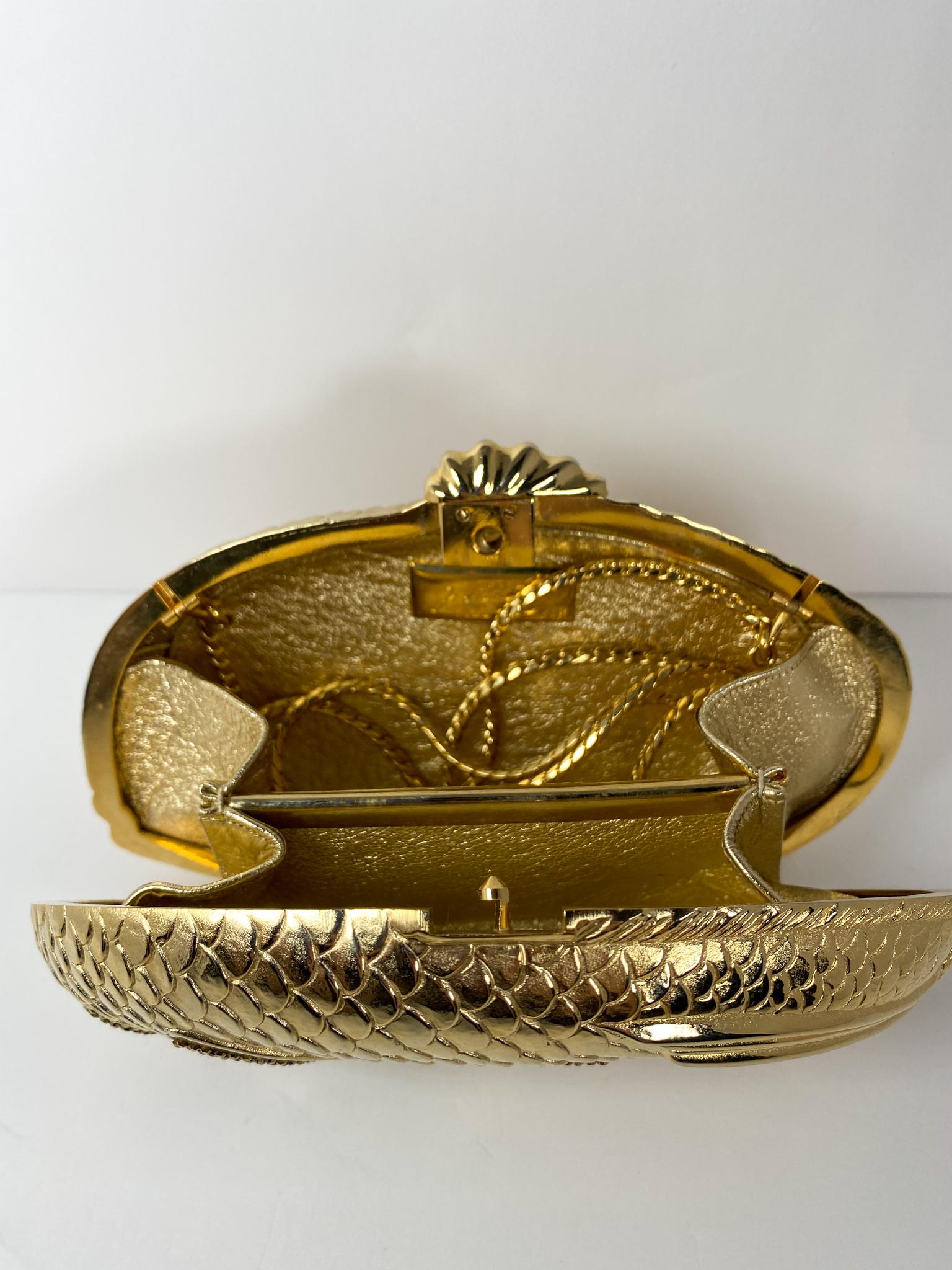 Women's or Men's Judith Leiber Fish Minaudière 