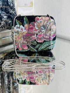 Judith Leiber Floral Crystal Box Bag