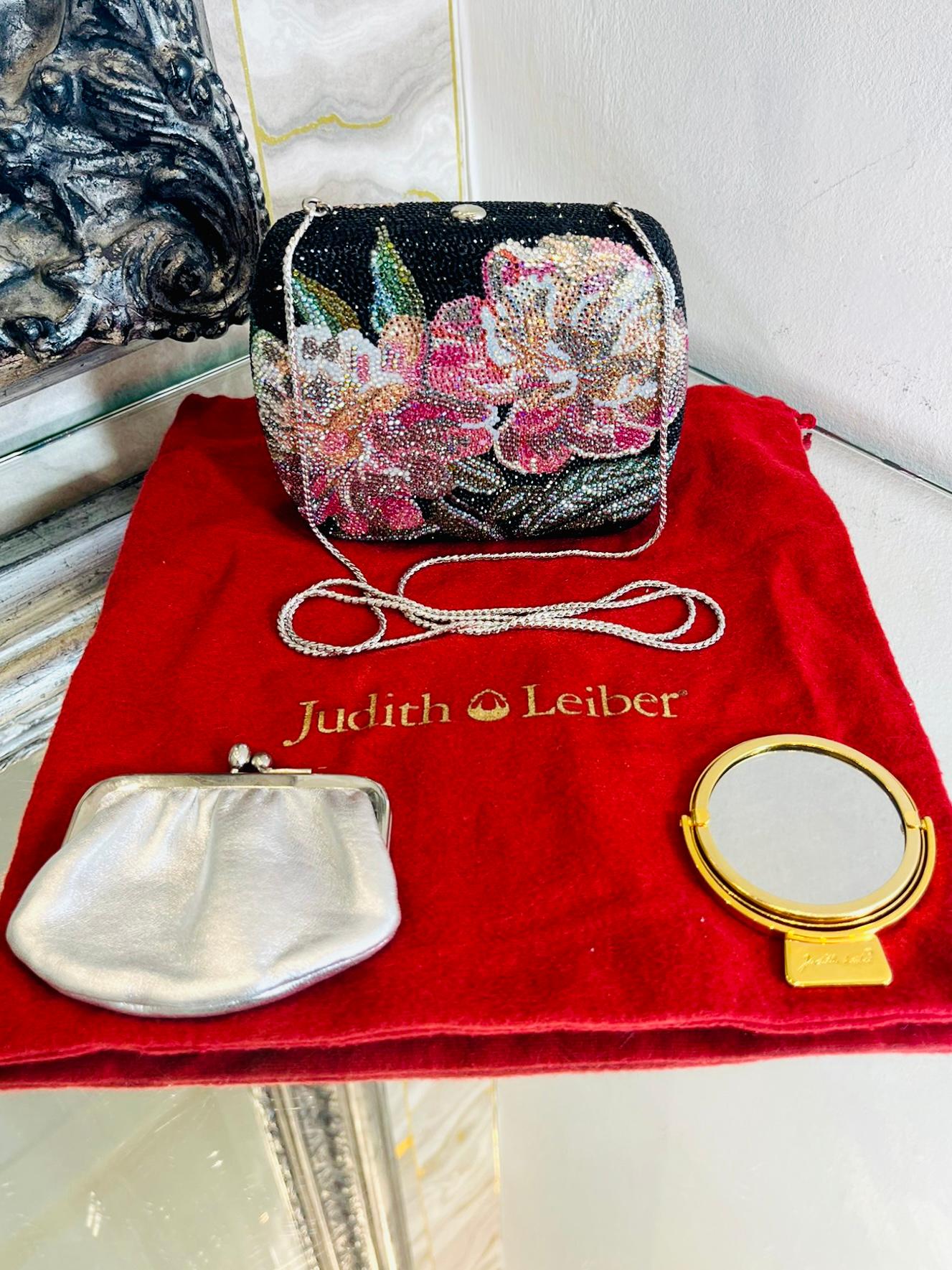 Judith Leiber Floral Crystal Box Bag 3