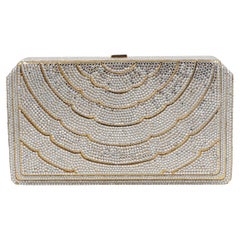 Judith Leiber Gold/Rhinestone Clutch