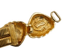 Judith Leiber Gold-Tone Embellished Belt