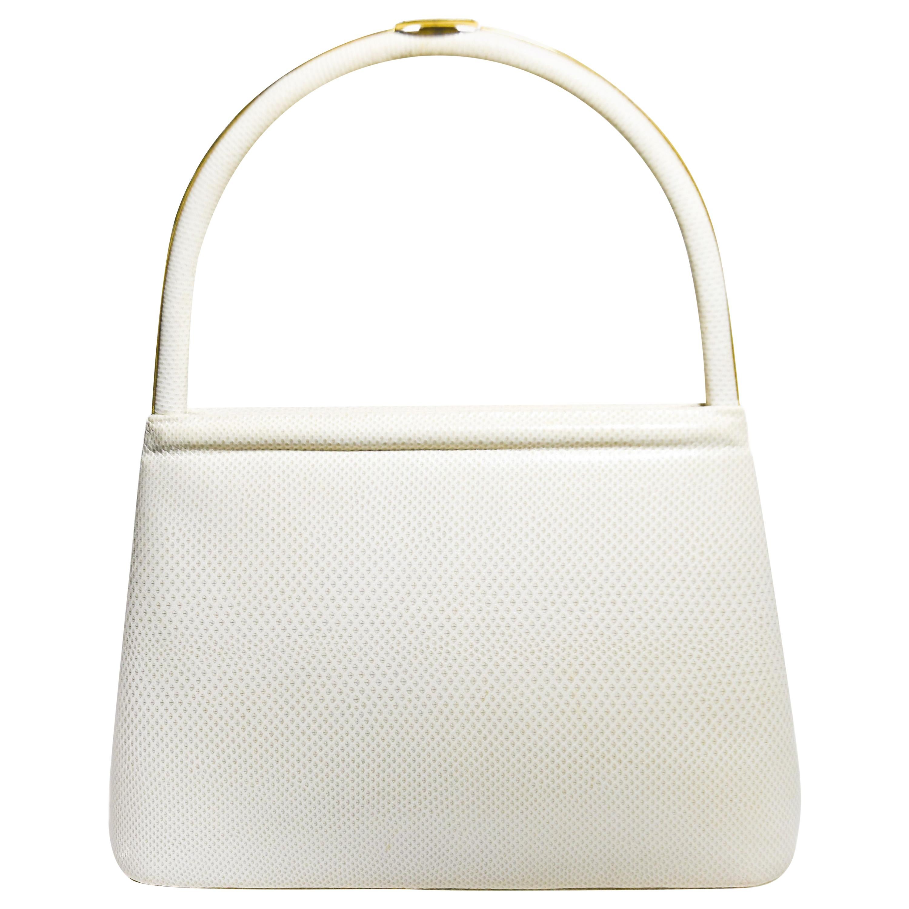 top handle structured bag