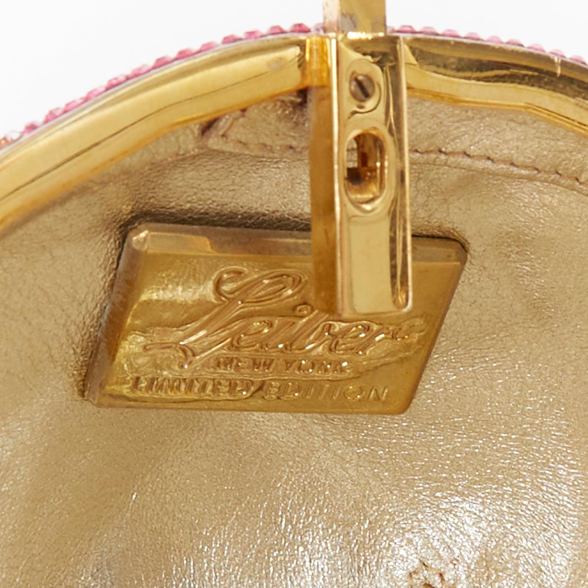 Pochette minaudiere Say Yes di JUDITH LEIBER in edizione limitata con cupcake alla fragola in vendita 7