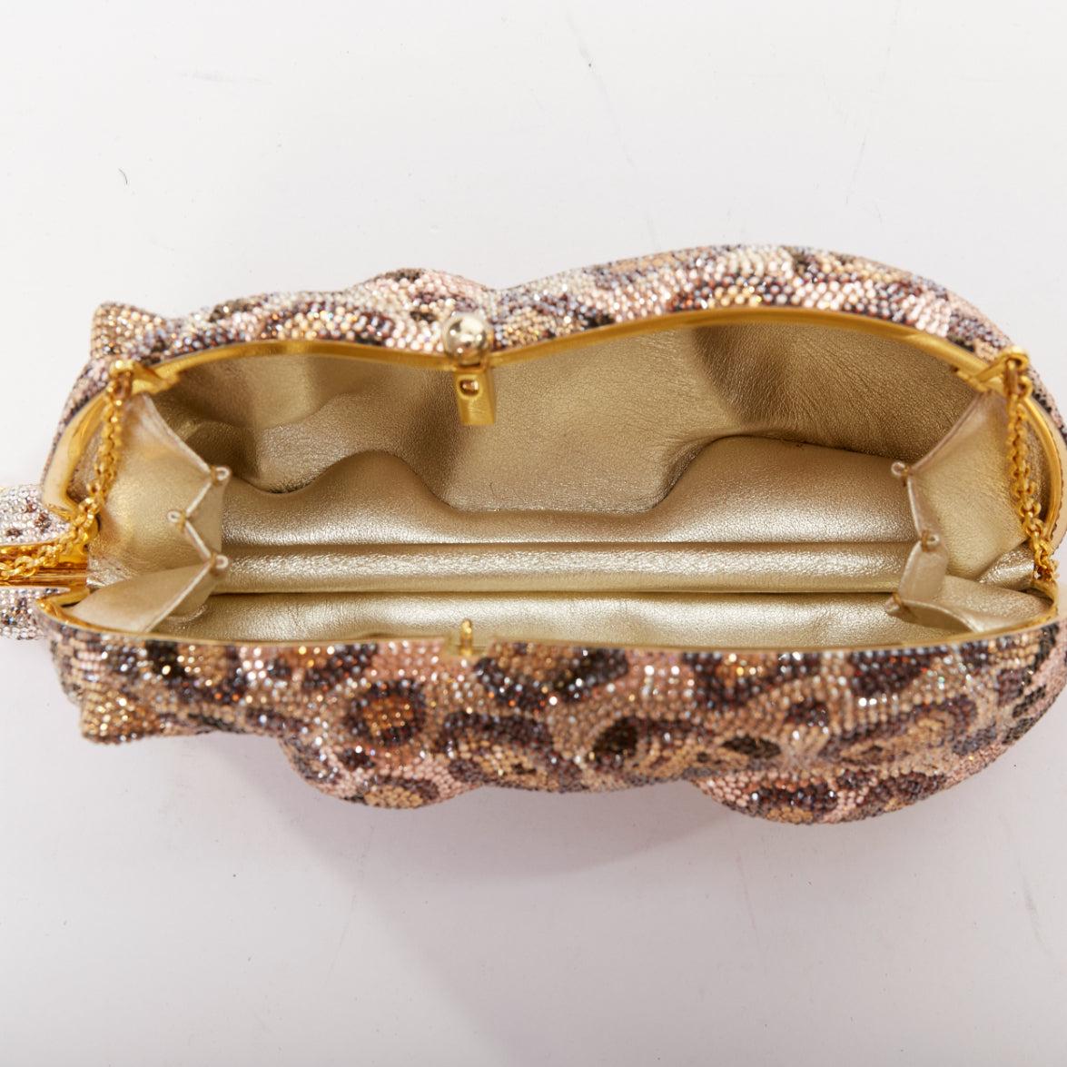 Pochette JUDITH LEIBER in edizione limitata Wildcat Chiquita jaguar minaudiere in vendita 6