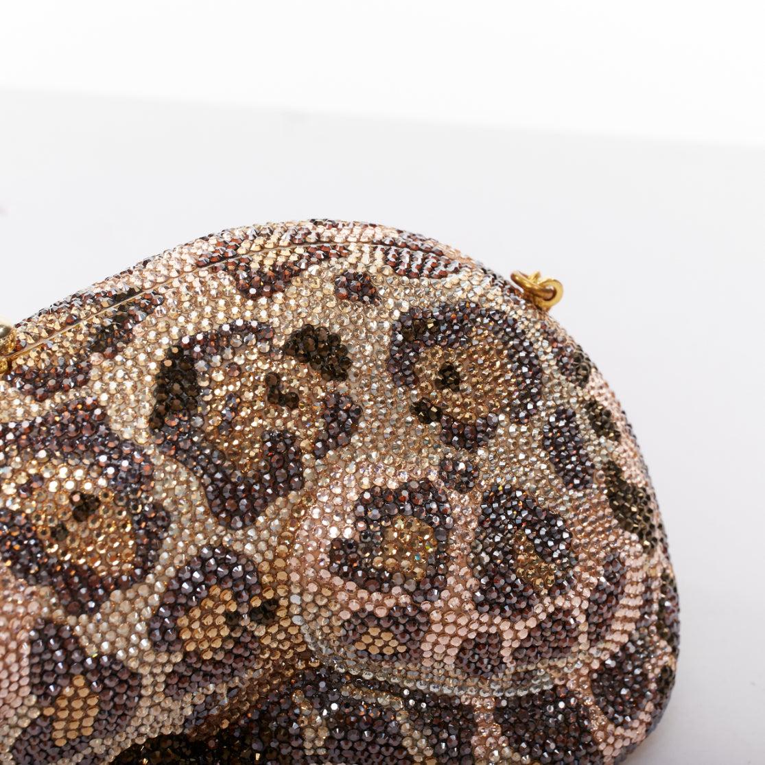 Pochette JUDITH LEIBER in edizione limitata Wildcat Chiquita jaguar minaudiere in vendita 4