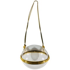 Judith Leiber Lucite Egg Clutch