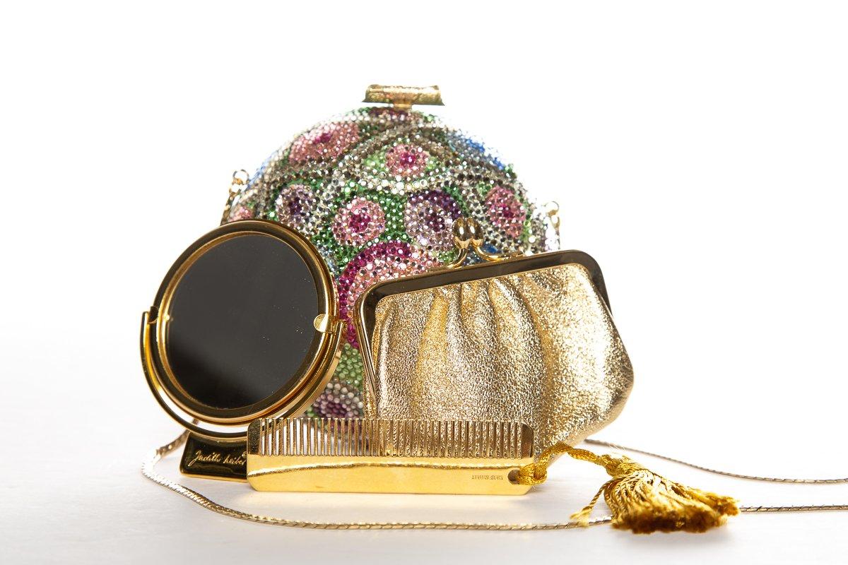 JUDITH LEIBER  Multi Color Faberge Egg Evening Bag Sale For Sale 1