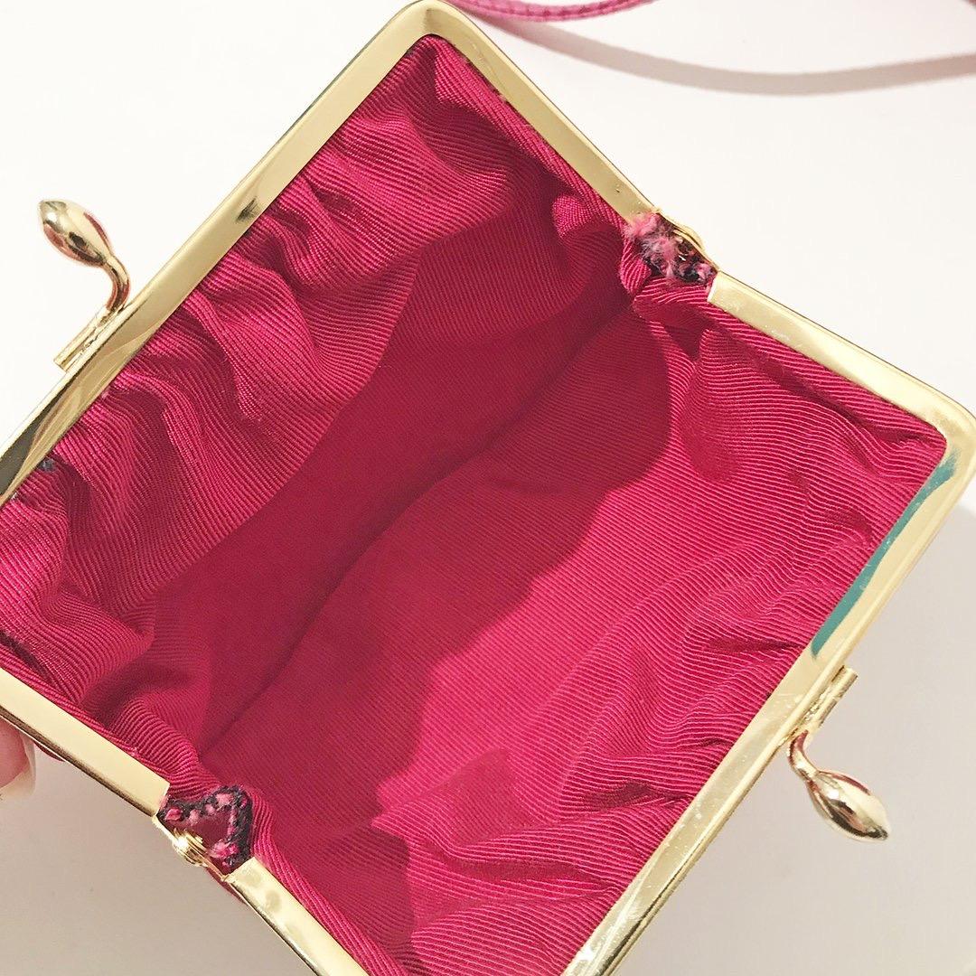 Judith Leiber Pink Rose Clutch / Shoulder Bag 7