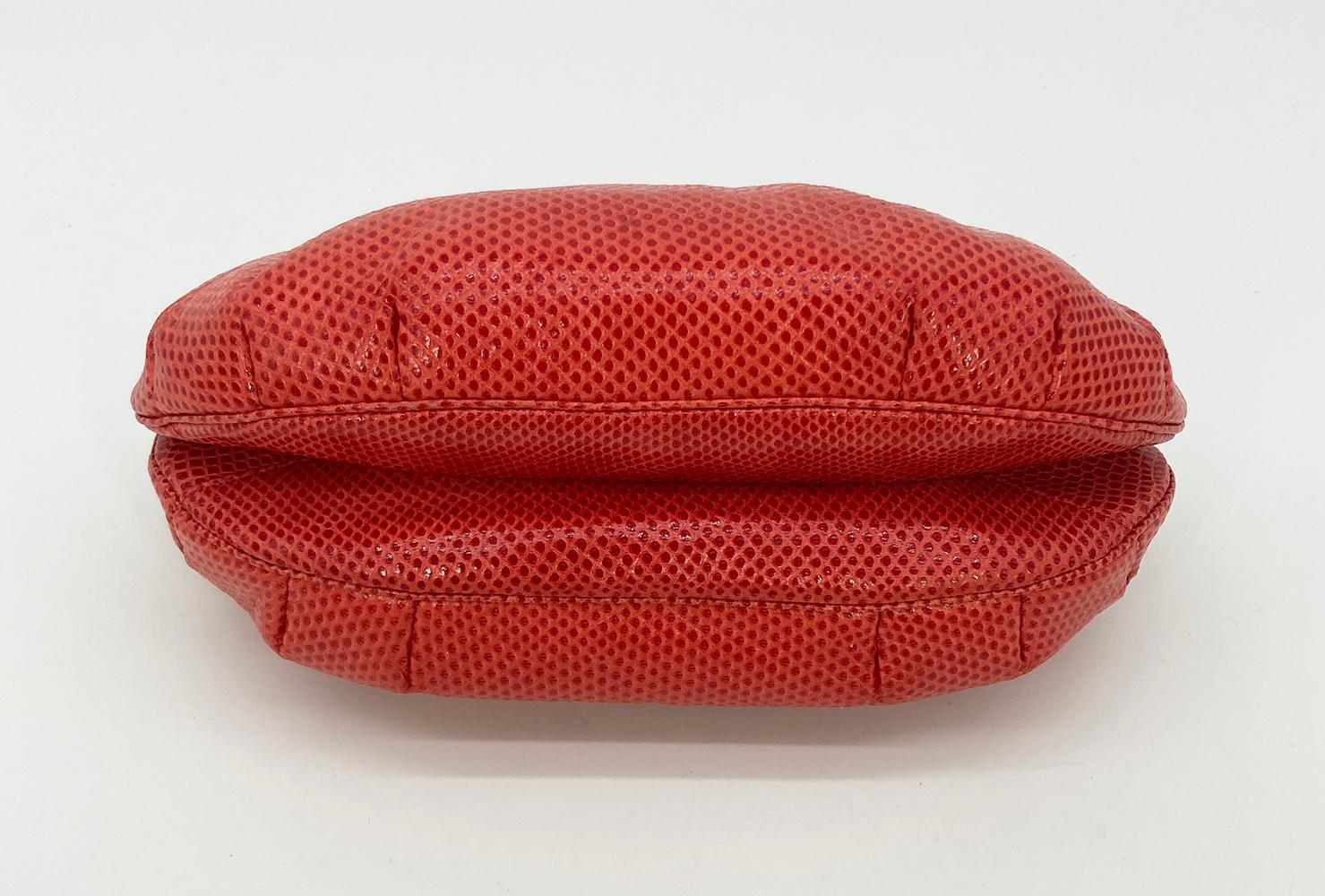 red crystal clutch