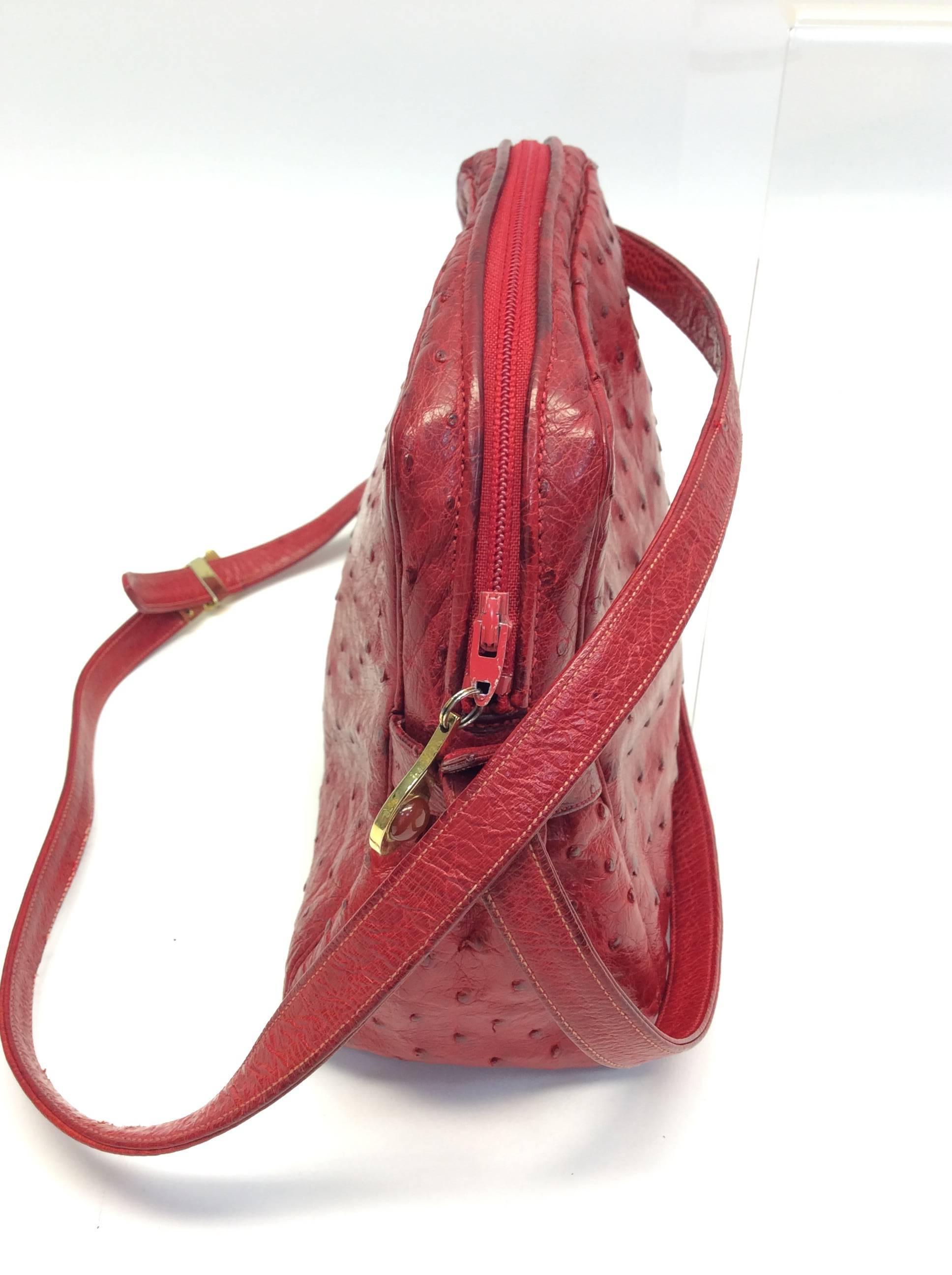 Judith Leiber Red Ostrich Leather Vintage Crossbody
100% Ostrich Leather
$399
9