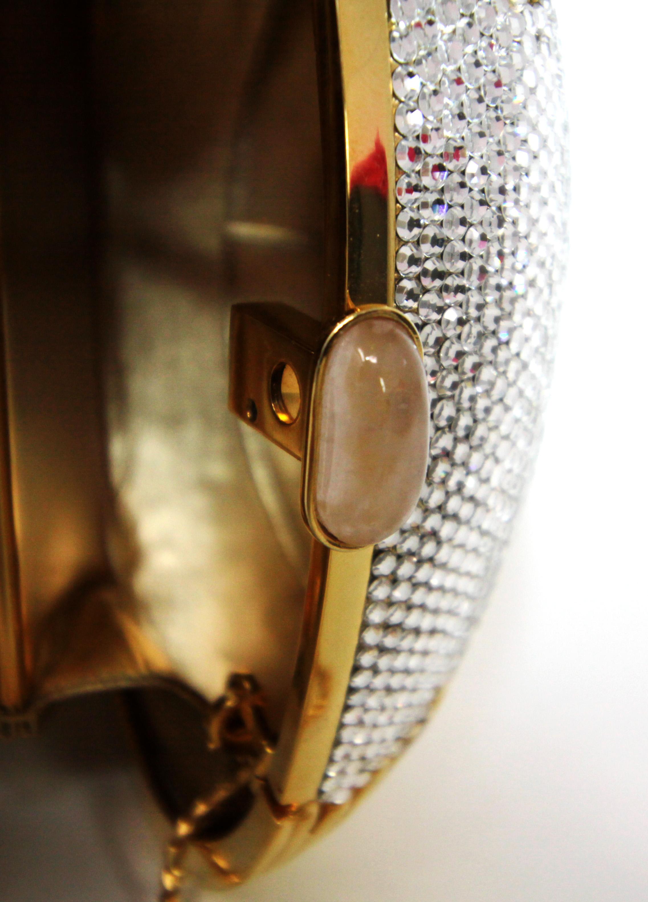 Borsa da sera con uovo di cristallo di Judith Leiber Swarovski in vendita 2