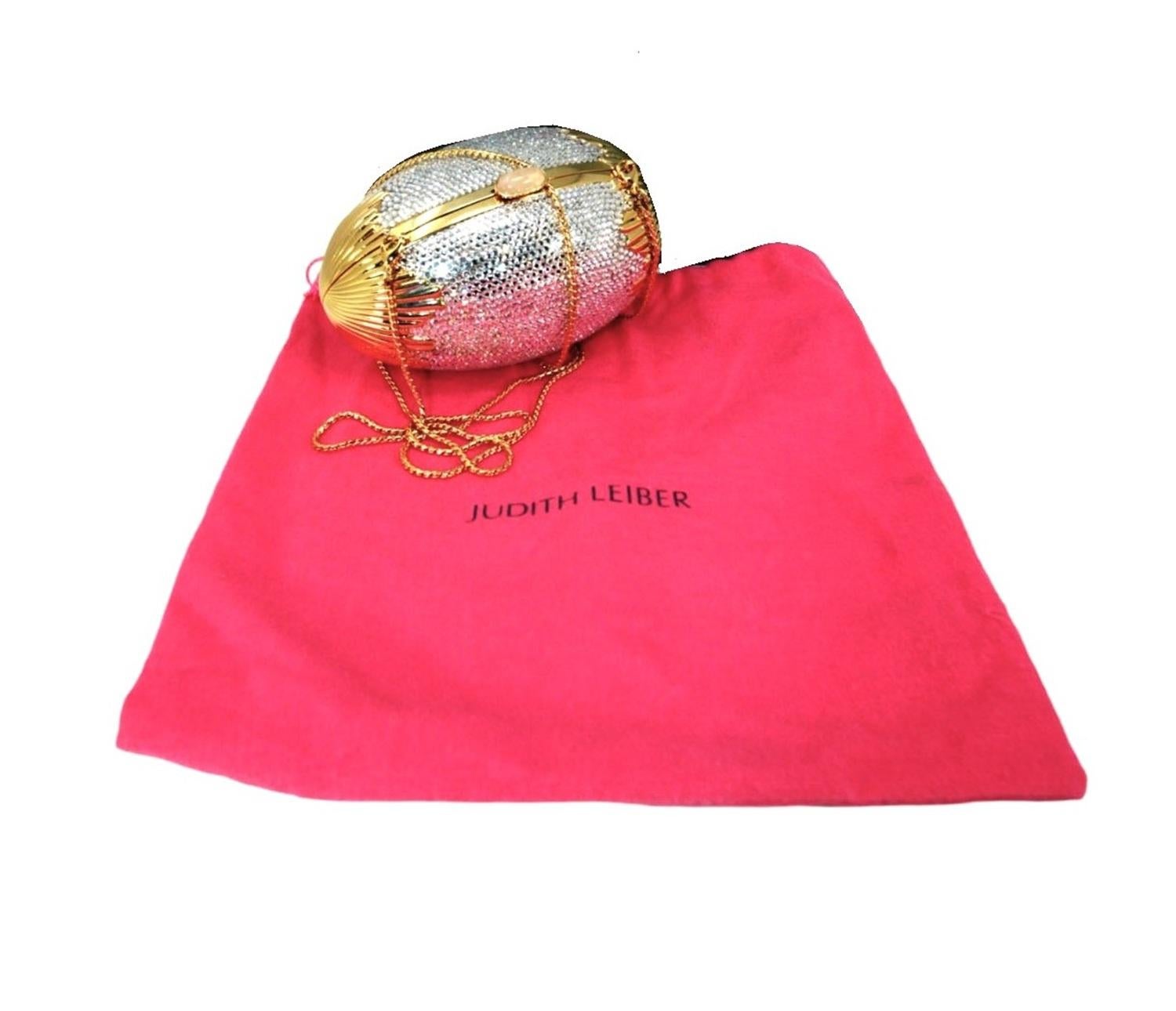 Borsa da sera con uovo di cristallo di Judith Leiber Swarovski in vendita 4