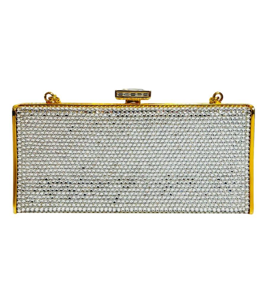 Judith Leiber Swarovski Crystal Embellished Bag With Matching Mirror &Coin Purse For Sale 1