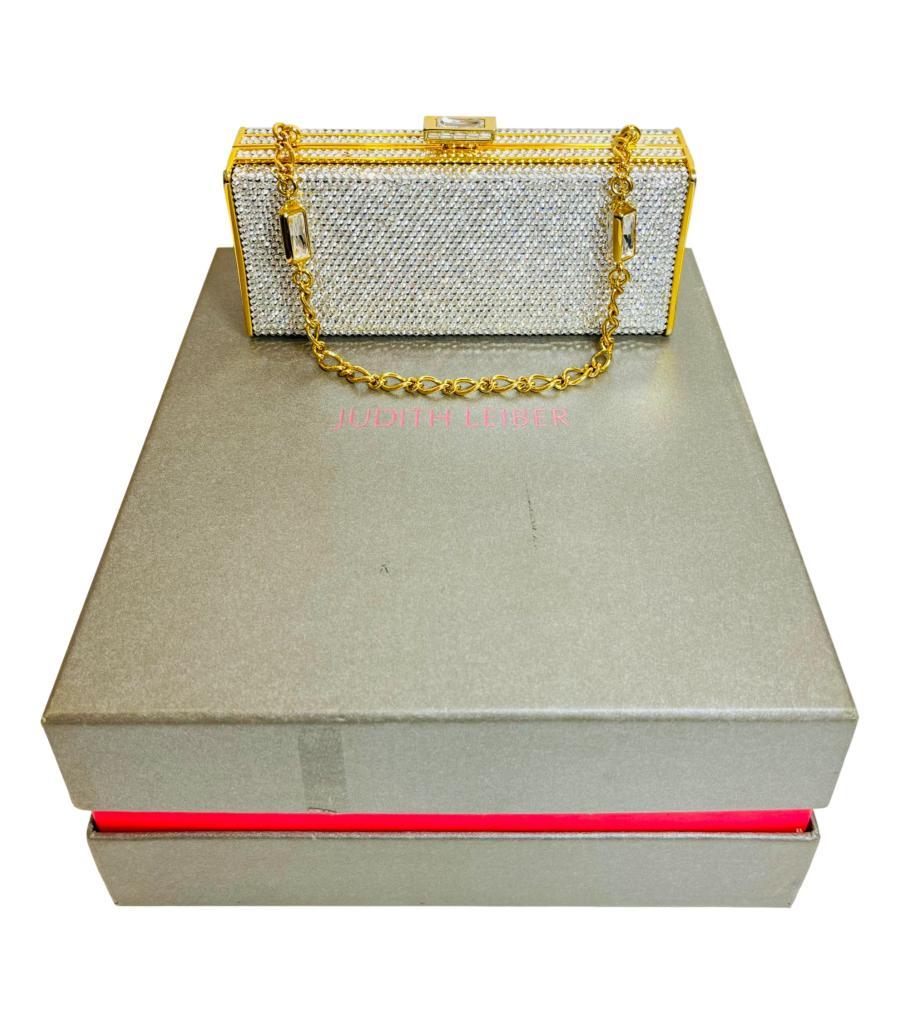 Judith Leiber Swarovski Crystal Embellished Bag With Matching Mirror &Coin Purse For Sale 4