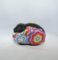 Judith Leiber Swarovski Crystal Rabbit Minaudiere