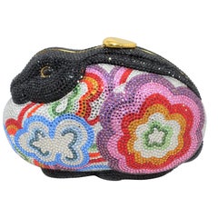 Judith Leiber Swarovski Crystal Rabbit Minaudiere