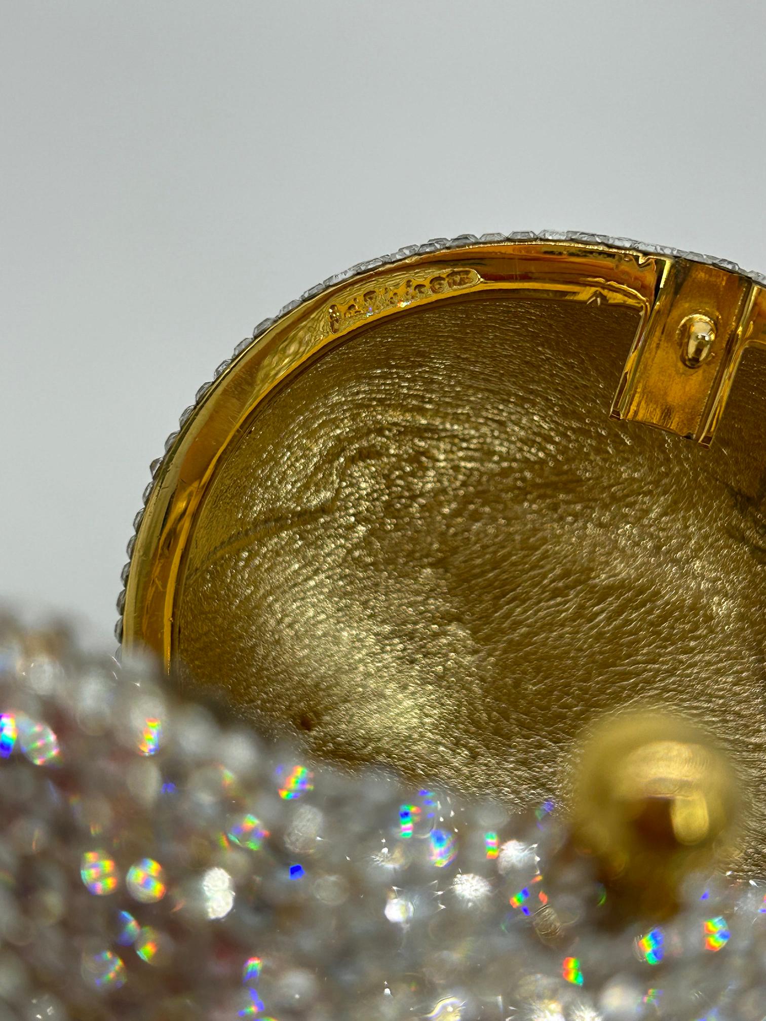 Judith Leiber Swarovski Crystal Spencer Bear Minaudiere For Sale 7