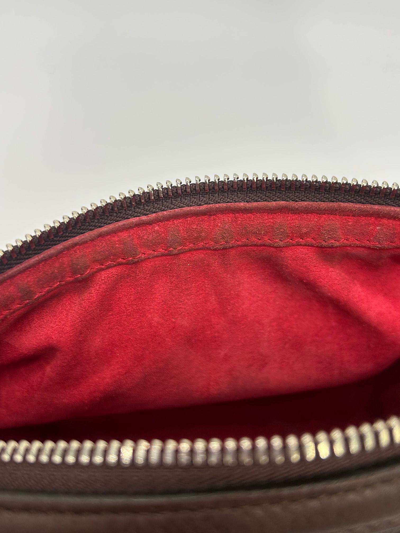 Judith Leiber Vintage Brown Leather Shoulder Bag For Sale 10