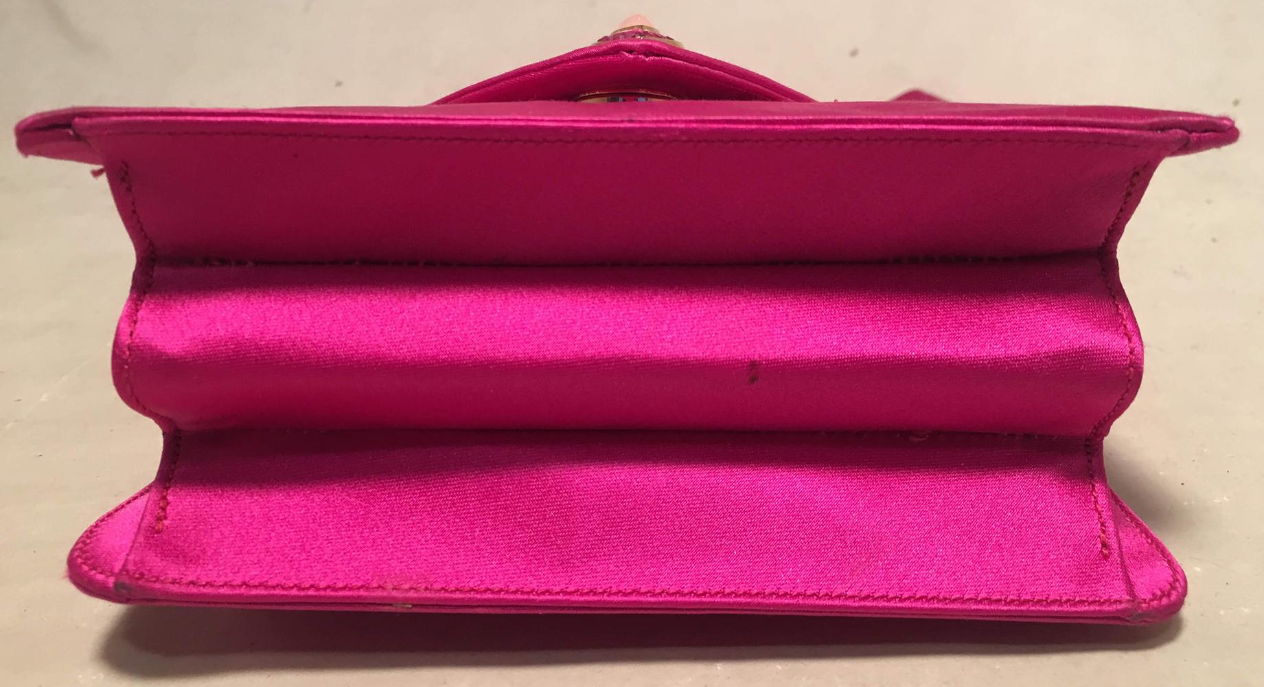 hot pink wristlet