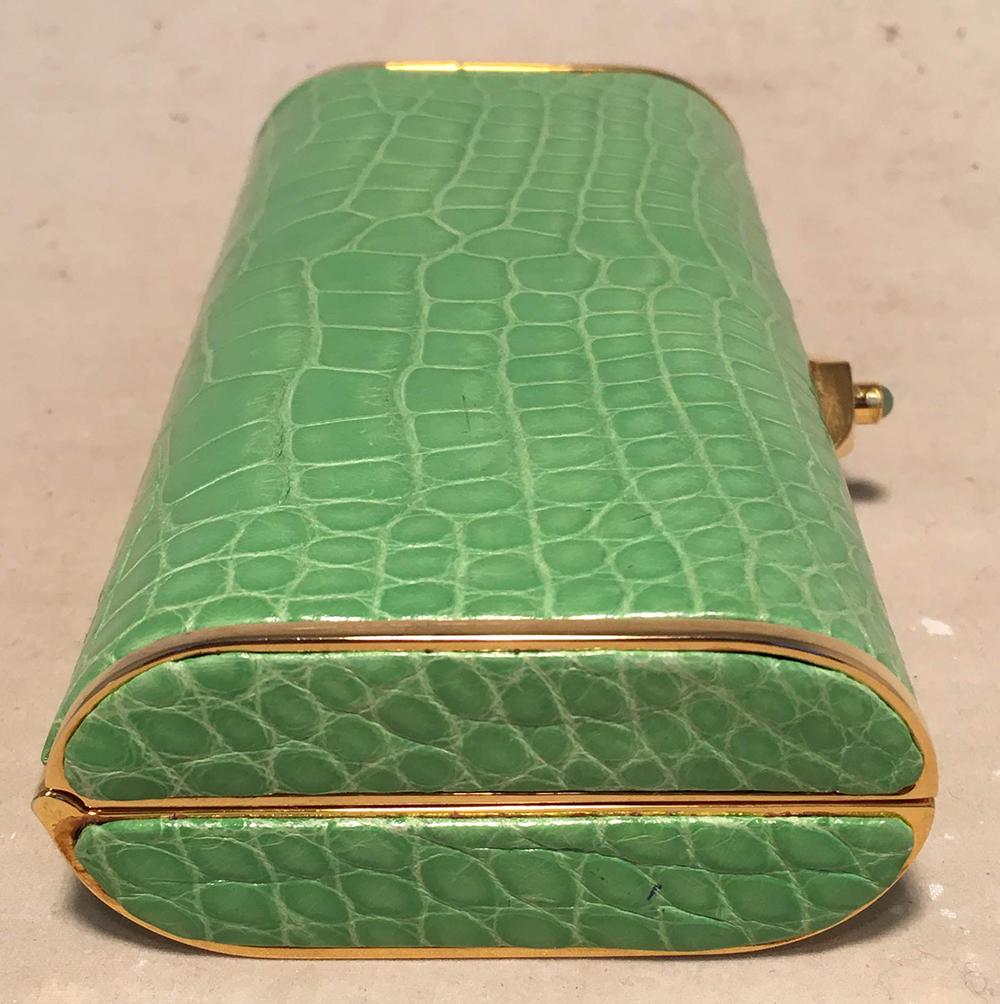 judith leiber green clutch