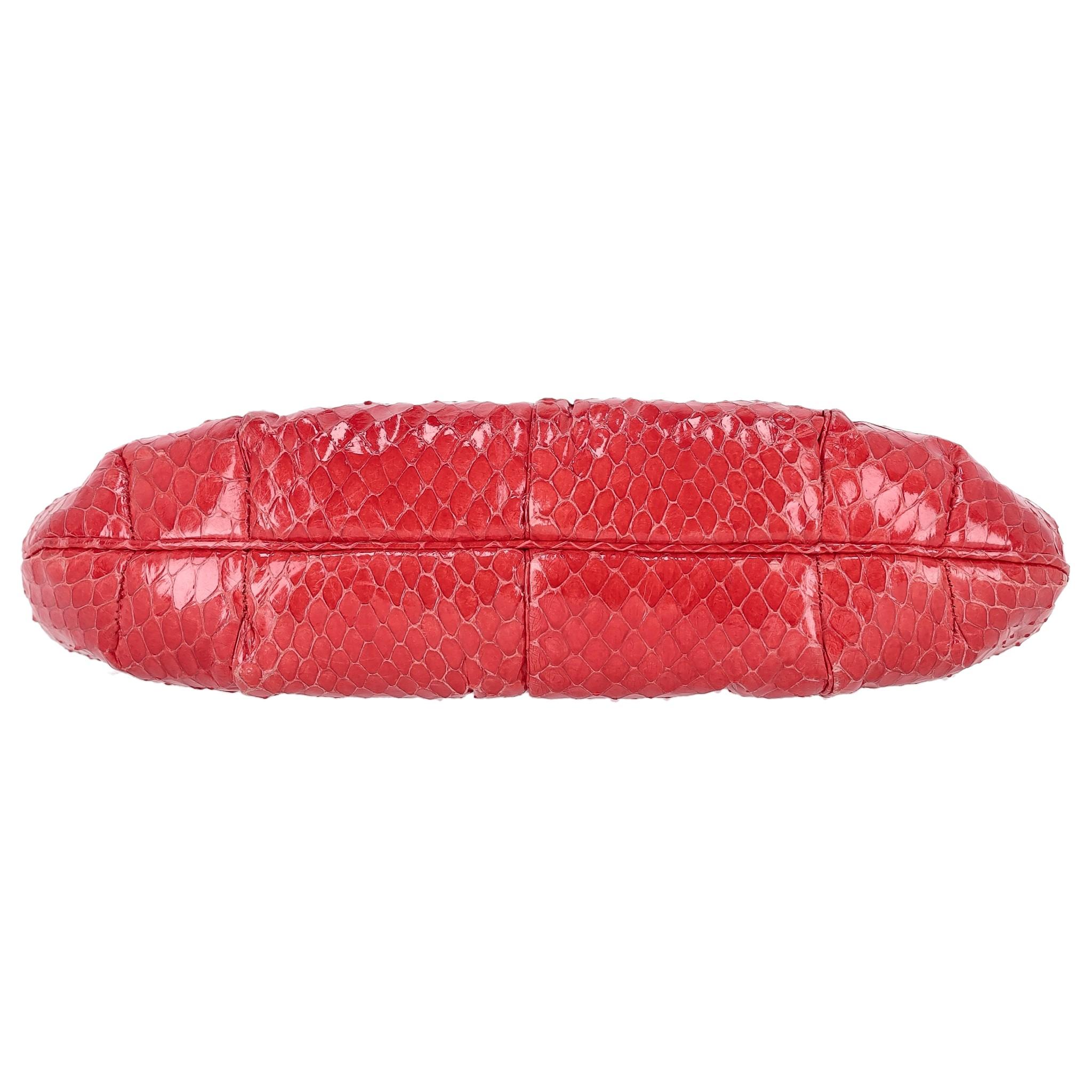 Women's Judith Leiber Vintage Snake Skin Bag With Chain Strap