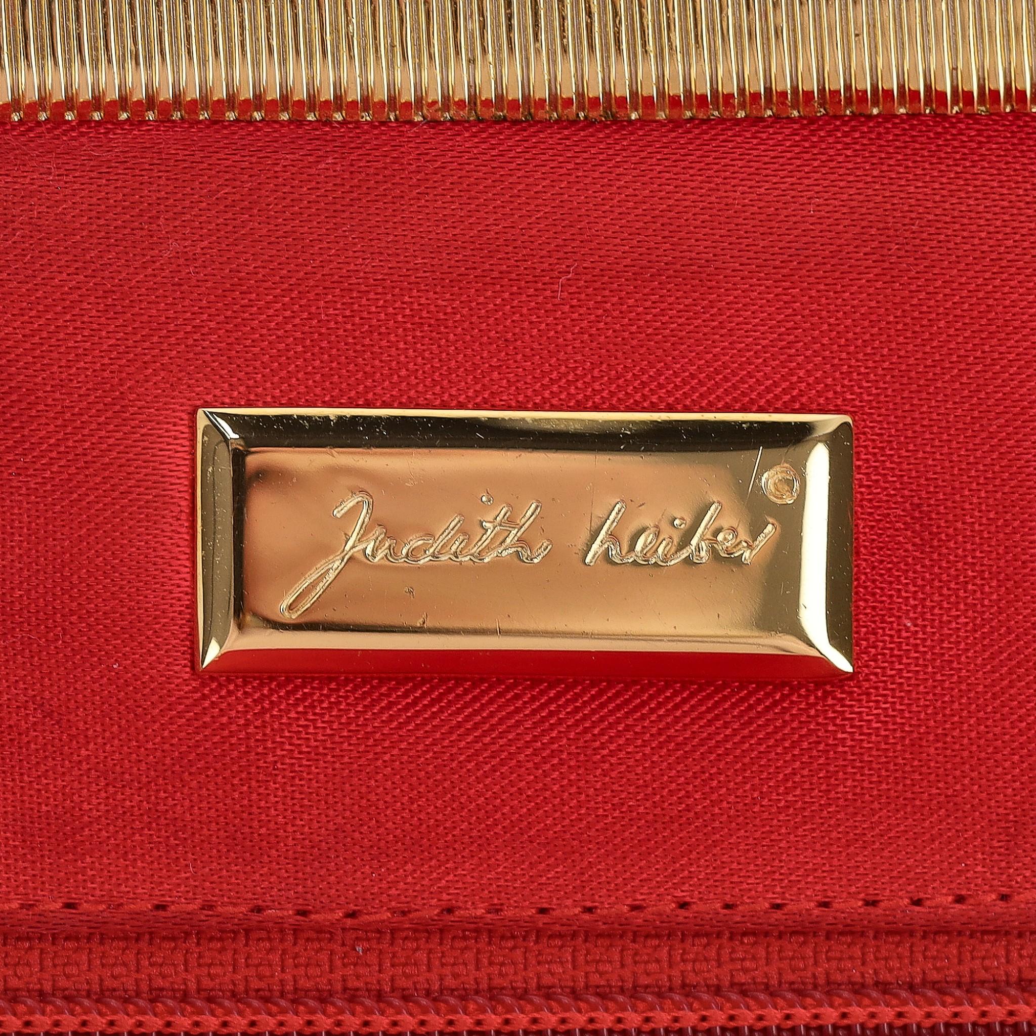 Judith Leiber Vintage Snake Skin Bag With Chain Strap 3