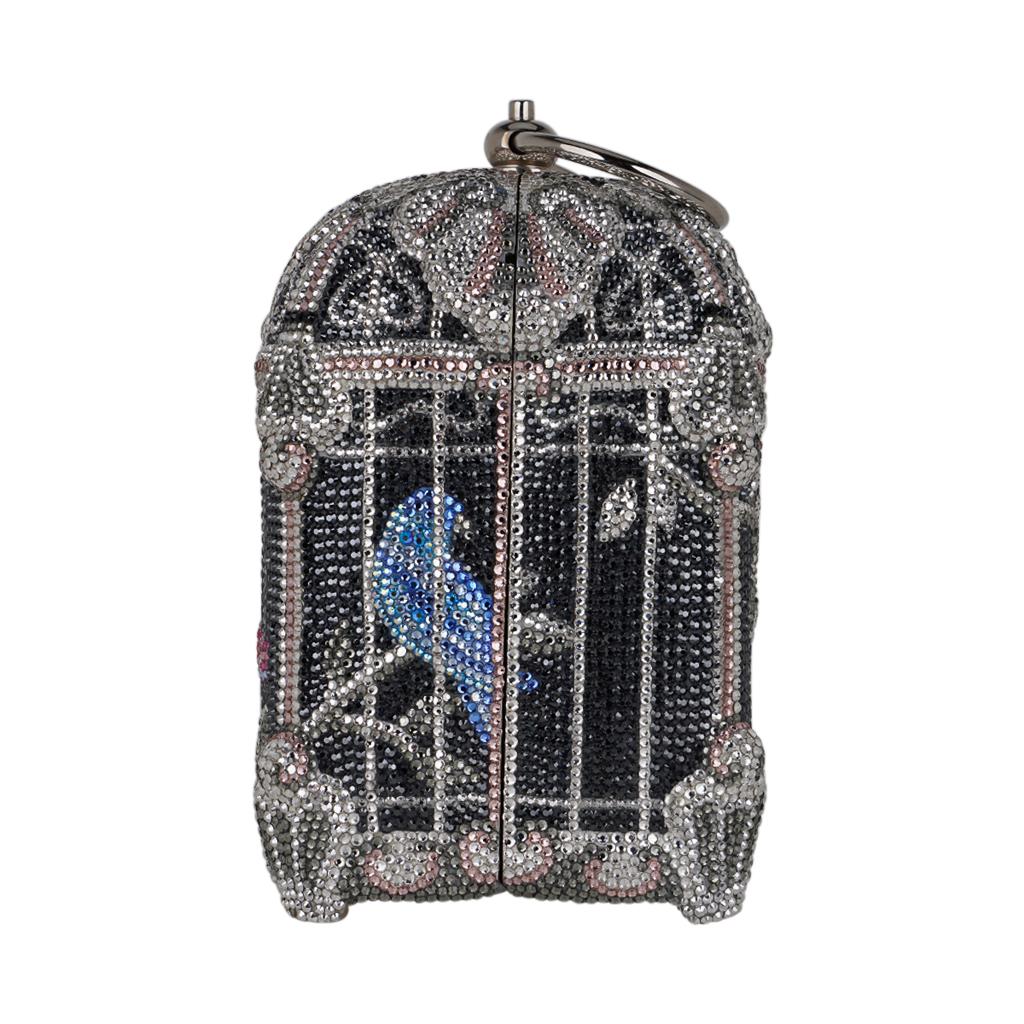 Judith Lieber - Minaudière en cristal cage à oiseaux, édition rare pour collectionneurs 5