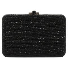Judith Lieber Black Minaudiere Evening Bag