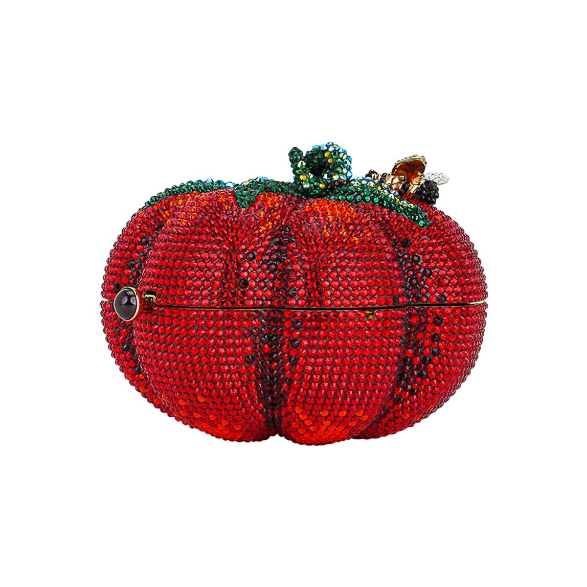 Women's Judith Lieber Tomato Heirloom Minaudiere Limited Edition Bag