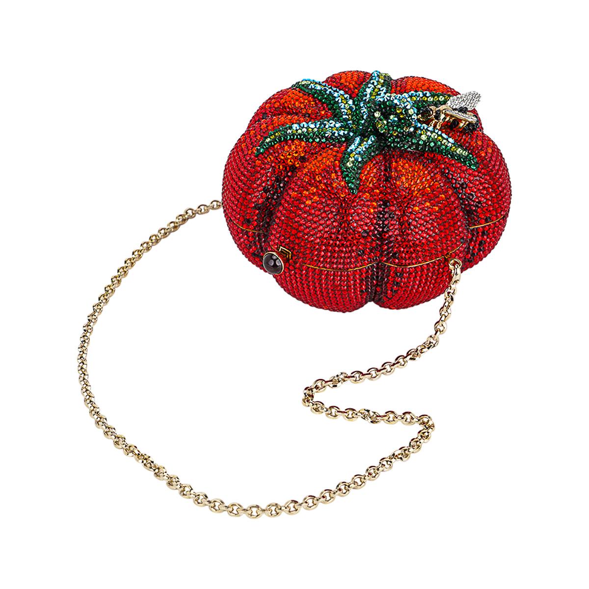 Judith Lieber Tomato Heirloom Minaudiere Limited Edition Bag 2