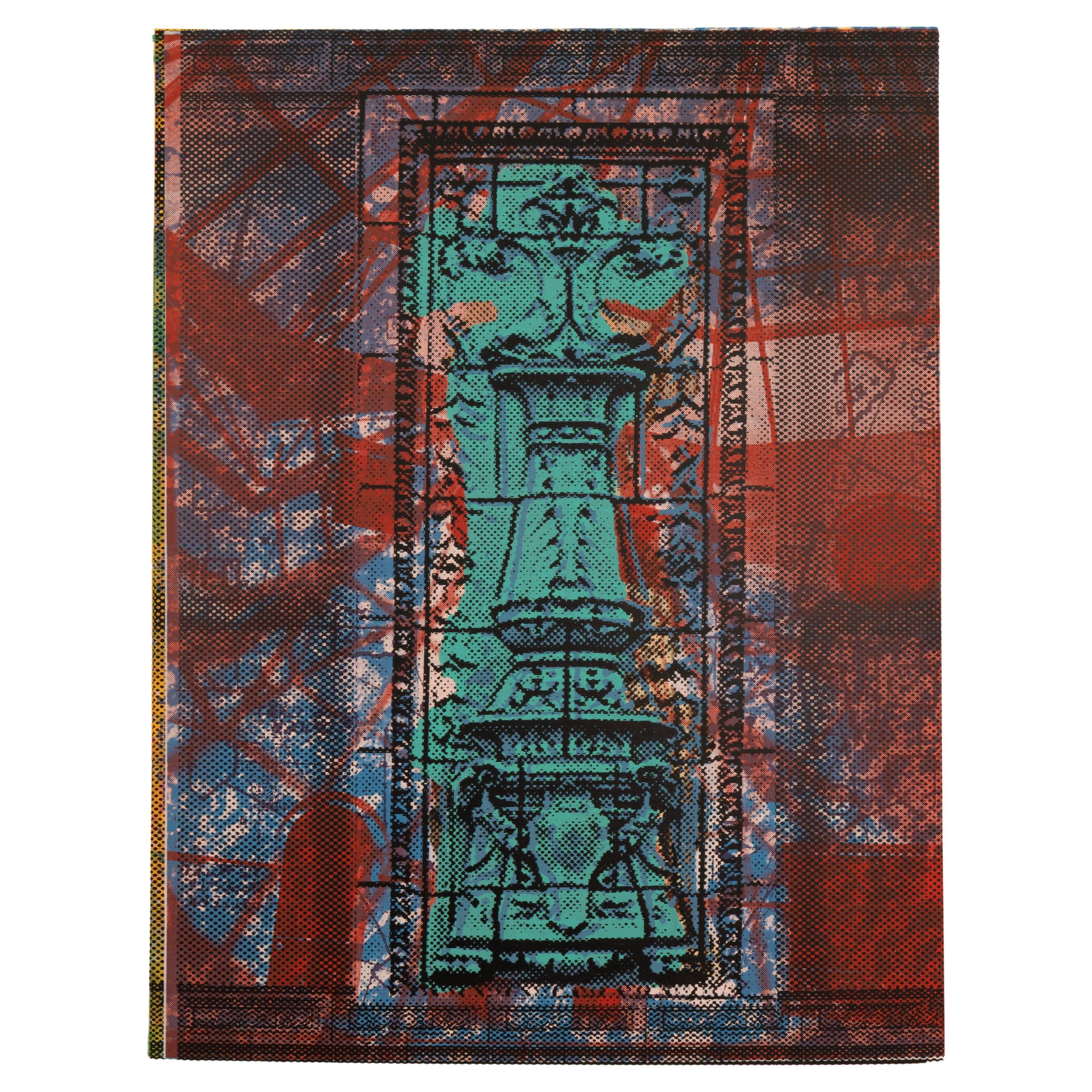 Judith Lipnik Perlow Column Series IX 2003 Signed Serigraph in Colors on Paper For Sale