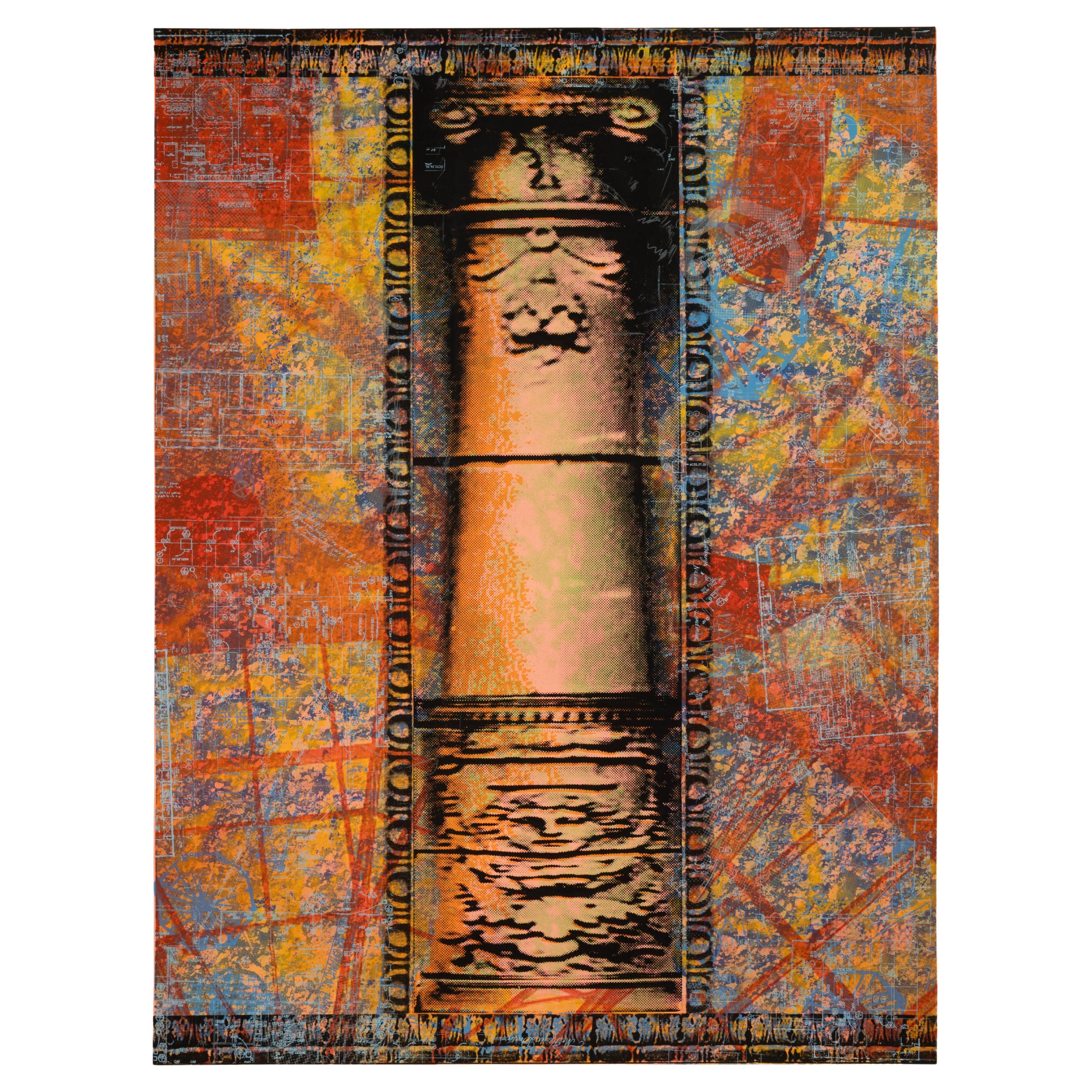 Judith Lipnik Perlow Column Series (Large IV) 2003 Signed Serigraph on Paper