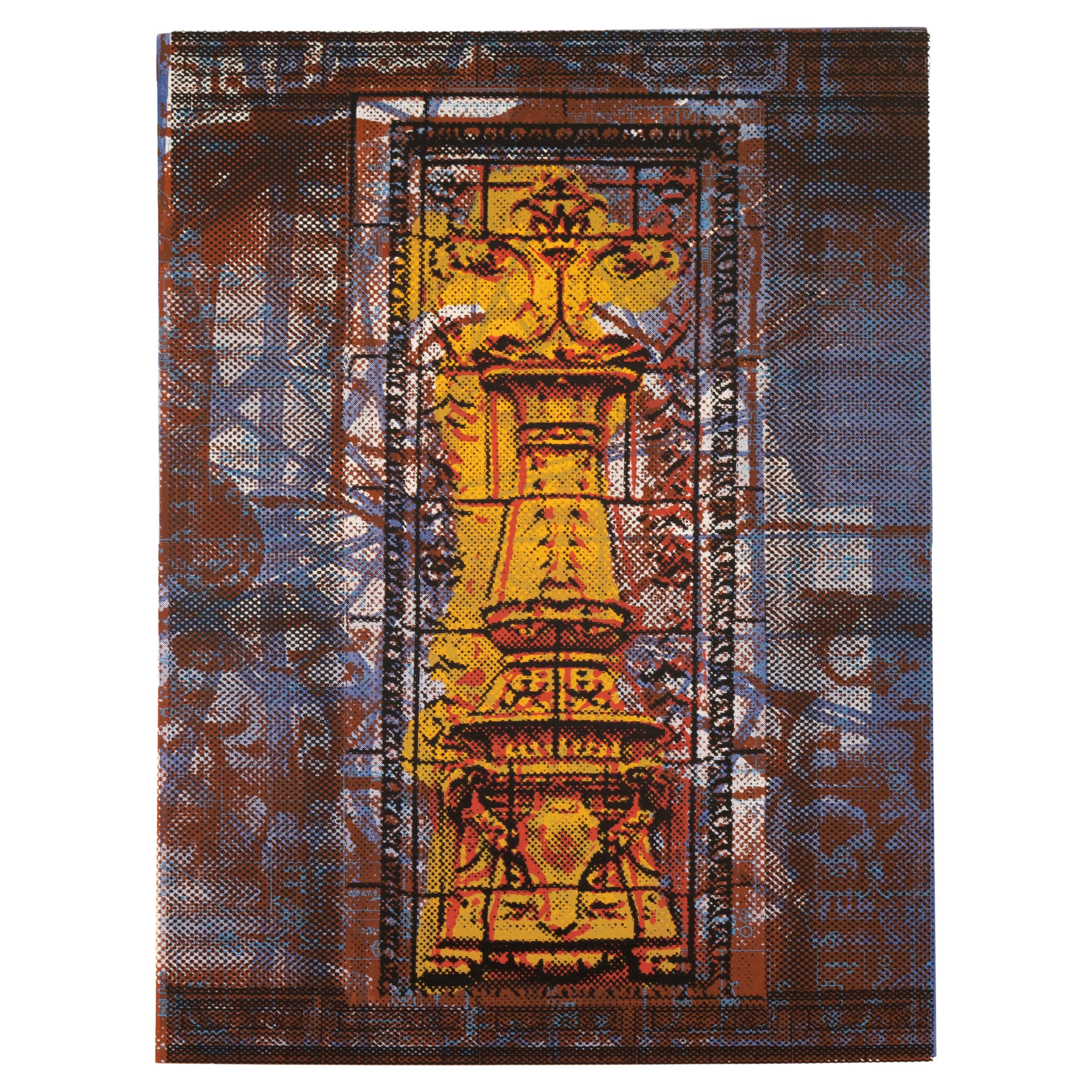 Judith Lipnik Perlow Column Series XIII 2003 Signed Serigraph in Colors on Paper