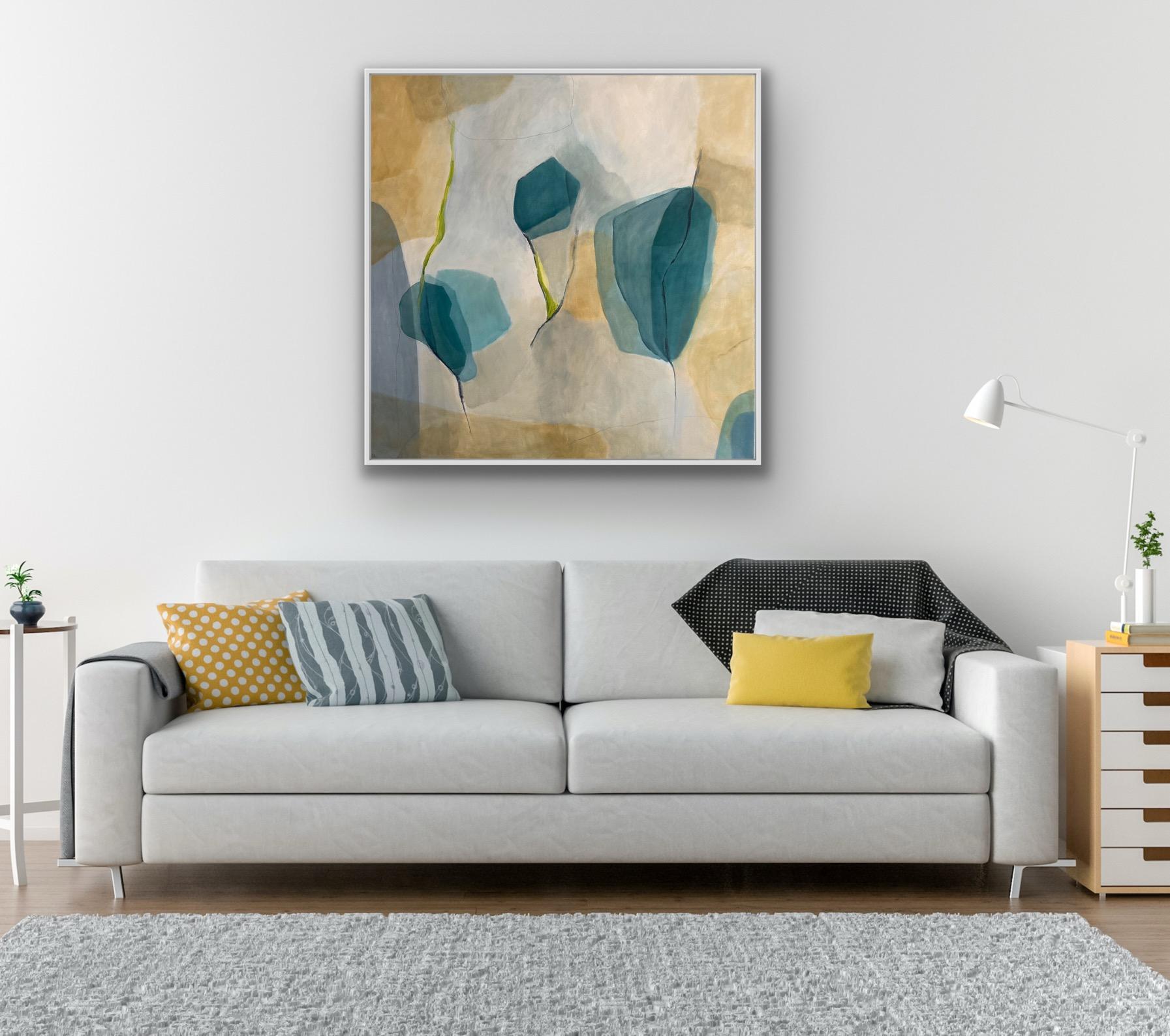 Deja Vu 3(ii), Zeitgenössisch, Abstrakt (Braun), Abstract Painting, von Judith North
