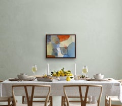 Deja Vu #6 Oil on Canvas Abstract Painting by Judith North, 2022