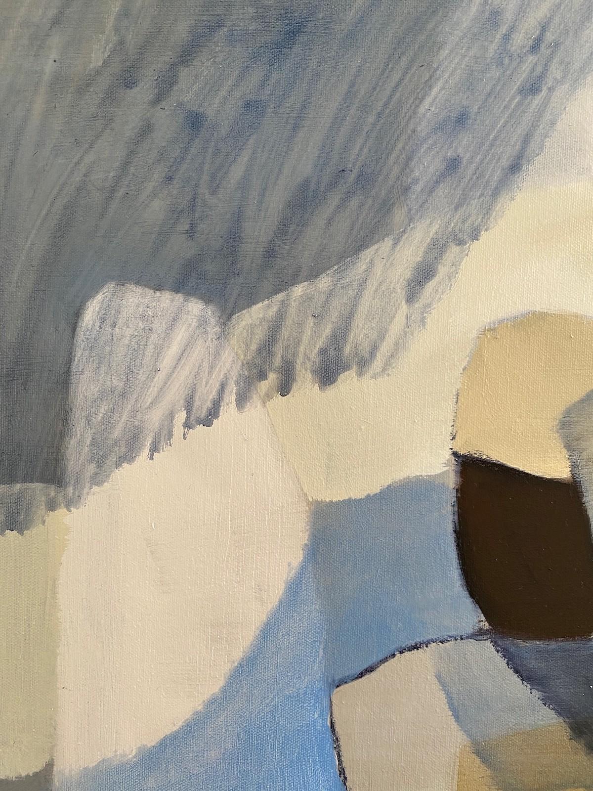 Deja Vu es una serie de pinturas abstractas que pretenden plasmar mi respuesta a algo experimentado anteriormente. Deja Vu #7 Cliff Path se inspiró en los paseos por el sendero costero de Cornualles.

Judith North tiene pinturas abstractas