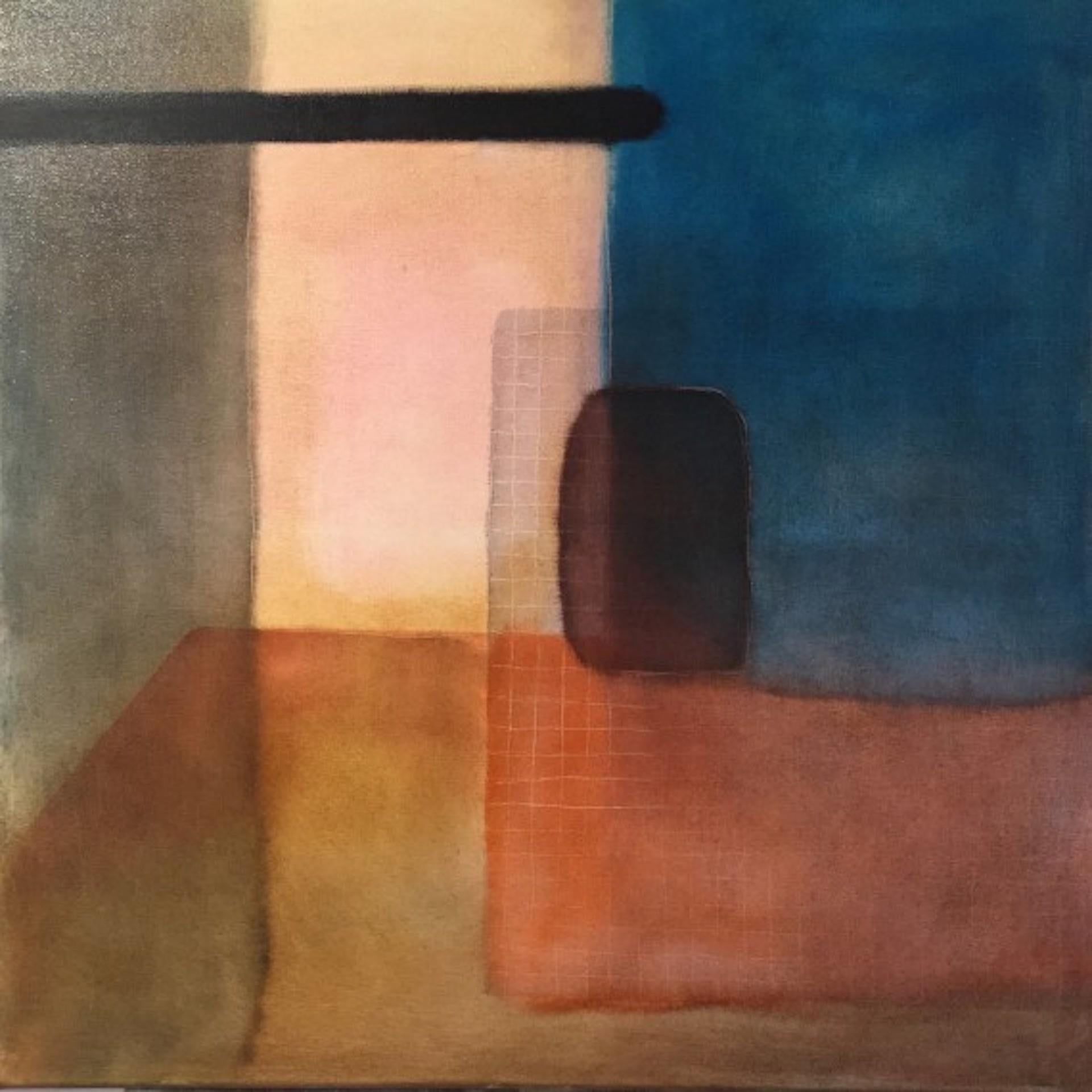 Trouver l'espace n°13, Judith North, peinture abstraite originale, Art abordable