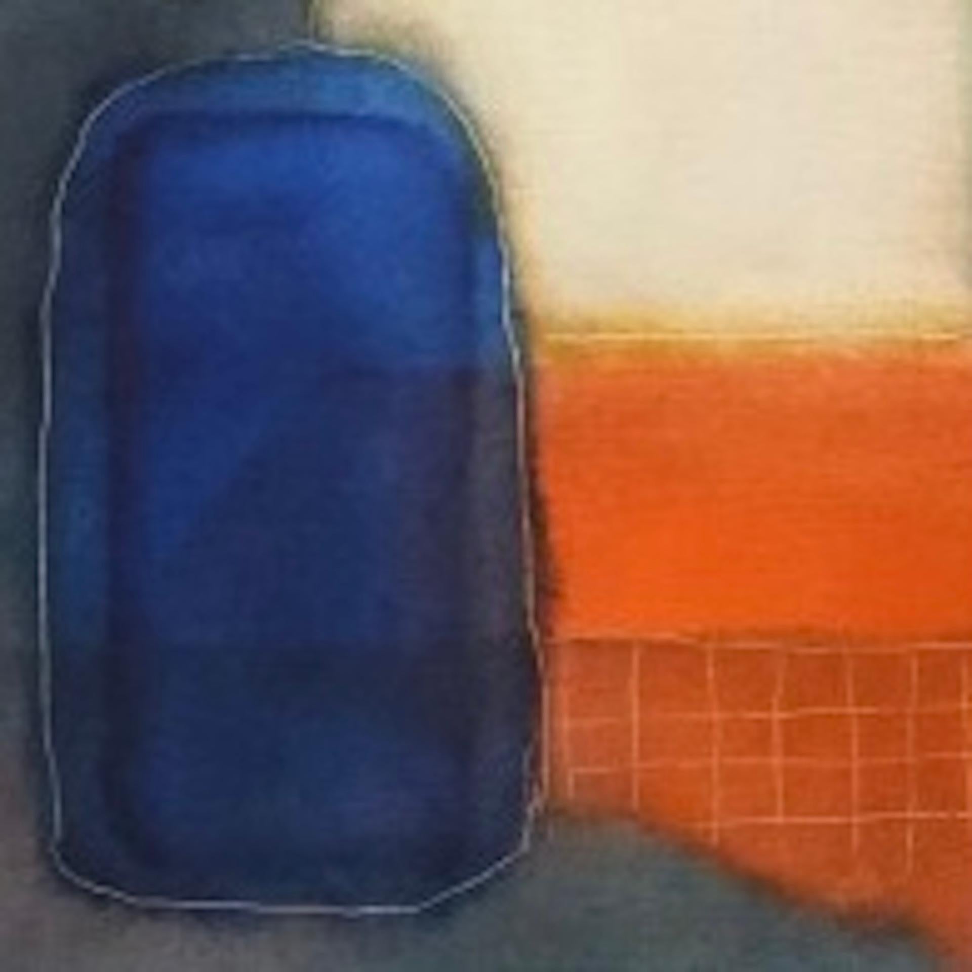 Finding Space #14, Judith North, Pintura al óleo abstracta original, Arte asequible en venta 1