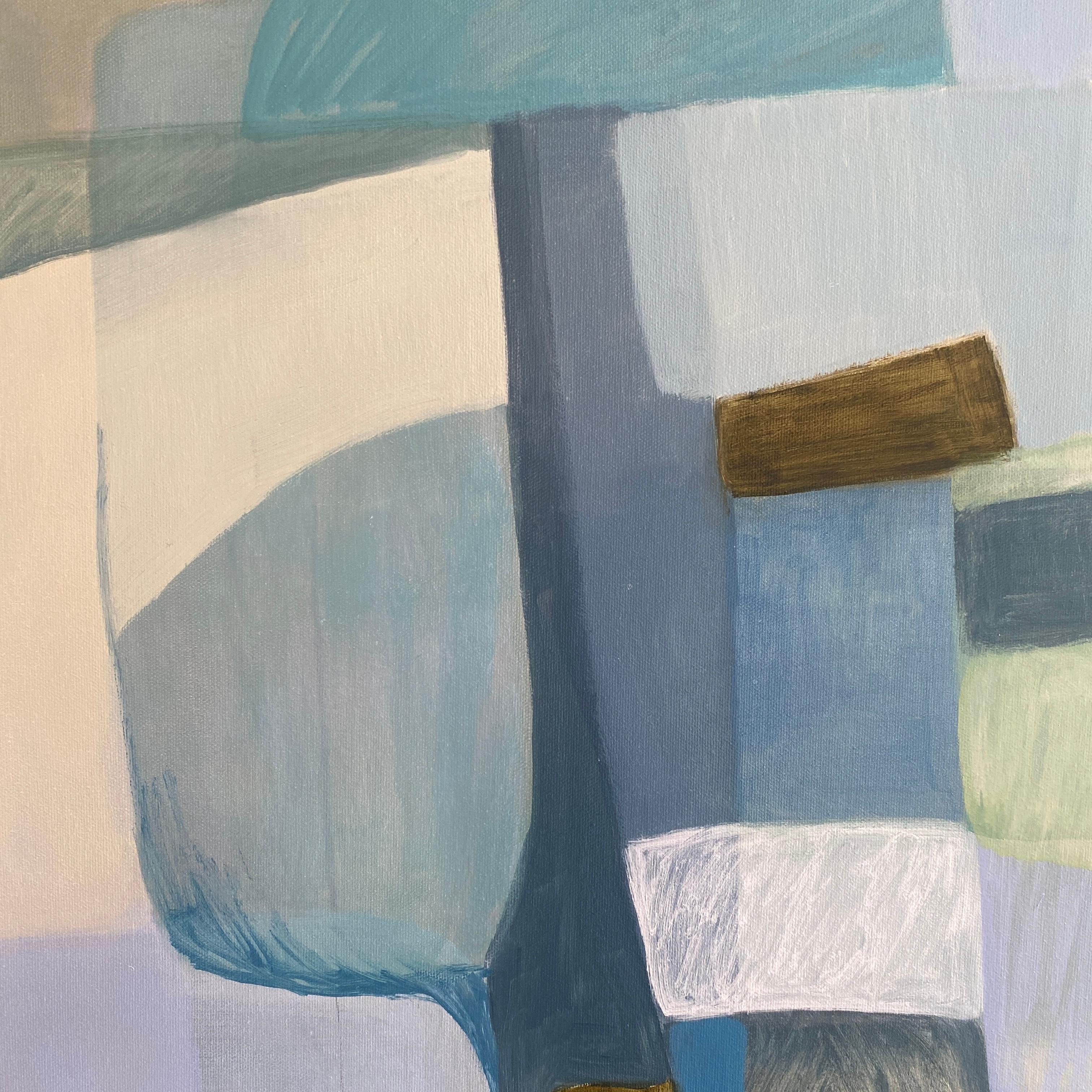La memoria delle cose sconosciute 7(iii), Contemporaneo, Astratto - Abstract Painting Grigio di Judith North