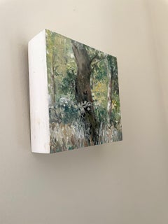 „Forest Edge“ (2023) von Judith Peck, Original-Ölgemälde einer Landschaftslandschaft