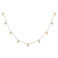 Judith Ripka 14K Yellow Gold 0.16 ct Diamond Necklace