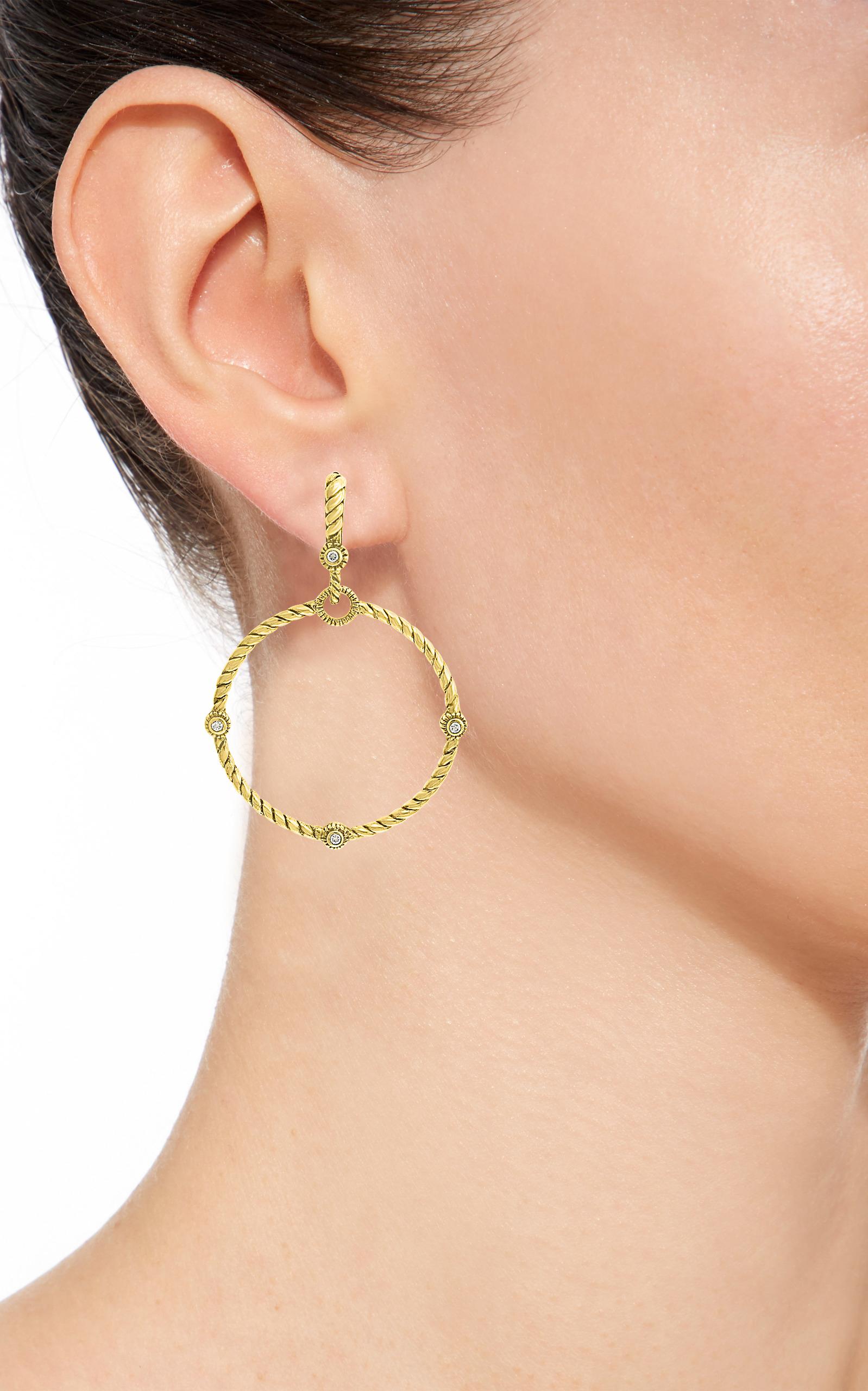 judith ripka hoop earrings